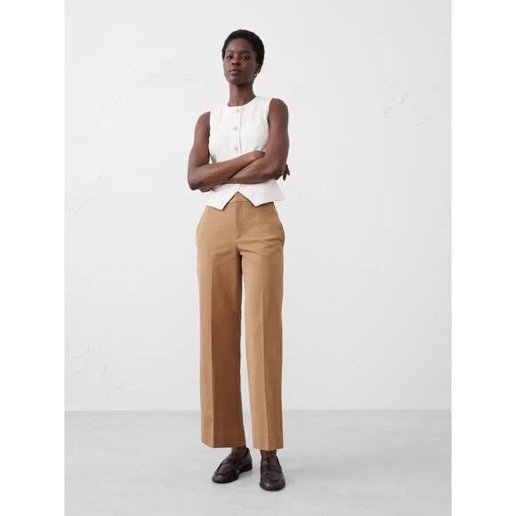 Banana Republic Sloan Straight Ankle Pant (After Noon Latte Only) Sz 12 NWT - Picture 1 of 2